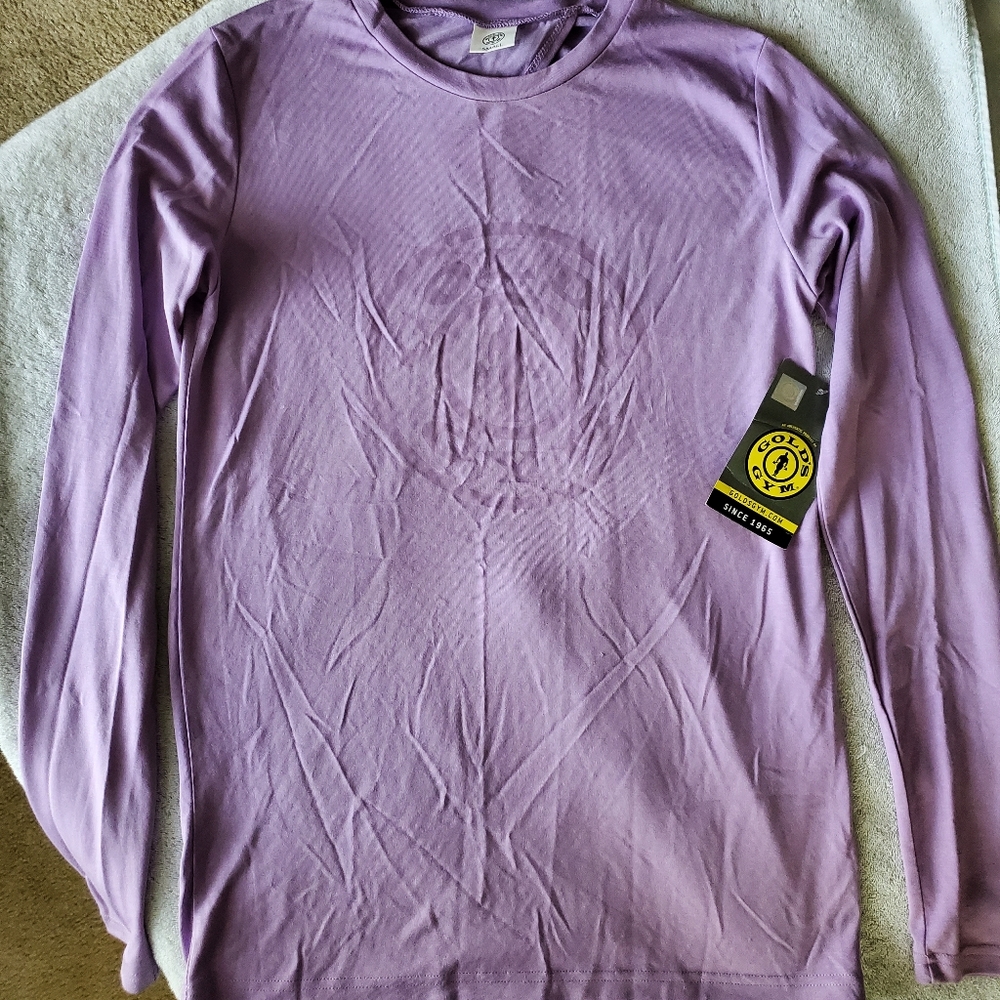 Gold's Gym Women's Long Sleeve Keyhole Tee